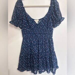 Altar'd State Navy Floral Dress